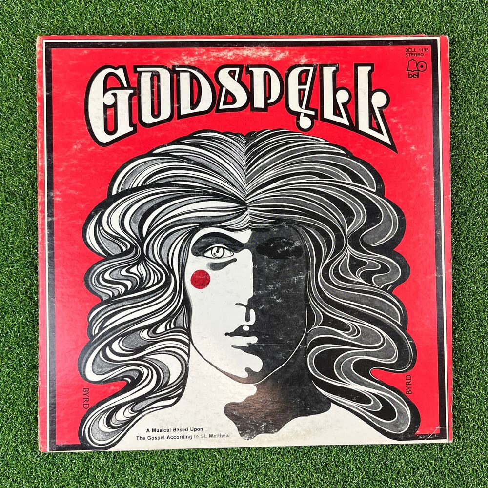 Vintage Godspell Vinyl LP Album Record David Byrd